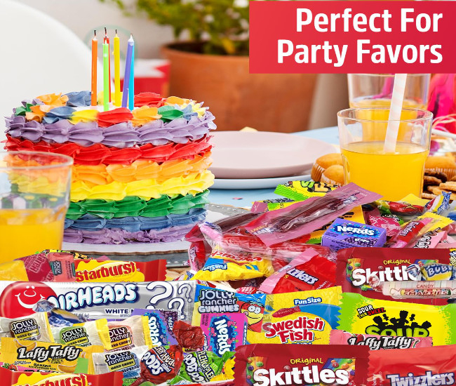 Bulk Candy Individually Wrapped - Parade Kid’s Dream, 5lb of Individually Wrapped Party Candy Variety Mix Bag, Kid’s Favorite Sweets Giant Bag Assorted Classic Candies for Pinata Filler, Goodie Bag