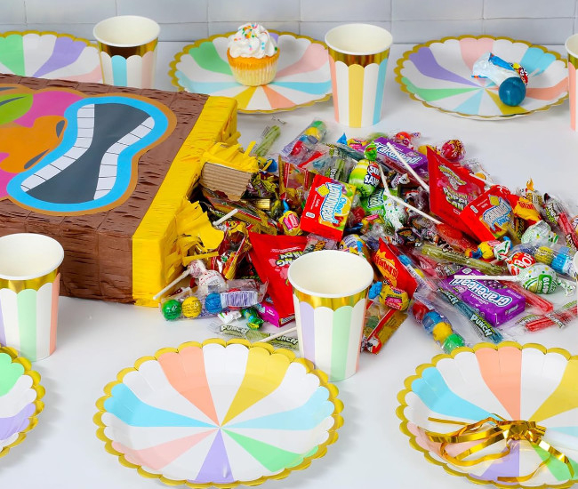 Halloween BULK Candy - 12 Pounds - Huge Parade Candy Assortment - Bulk Candy Individually Wrapped For Schools, Offices, Mixed Party Candies - Assorted Candy for Pinata Filler, Birthdays, Carnivals, Claw Machines