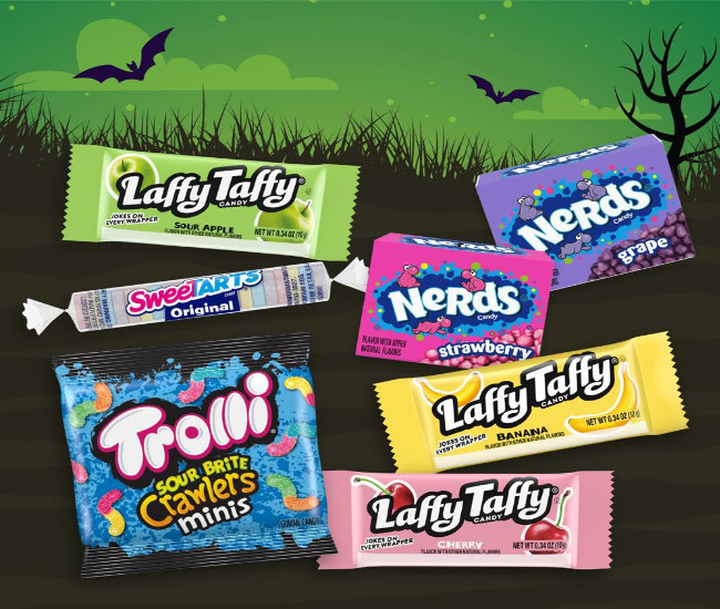 SweeTARTS Assorted Halloween Trick or Treat Candy, Franken Favorite Mix, 215ct Bag