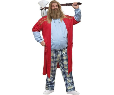 Arvilhill Mens Halloween Fat Thor Costume Hoodie Coat Pants Cosplay Outfit (S-3XL)