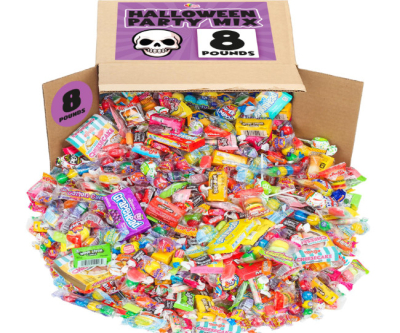 Big Bulk Candy - 8 Pounds - Halloween Individually Wrapped Candies - Trick Or Treat Candies - Piñata Filler Stuffers - Assorted Variety Candy for Offices, Schools, Candy Party Favors, Claw Machines, Carnivals
