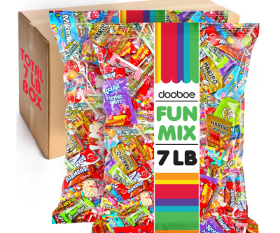 Bulk Candy Individually Wrapped - 7 Pounds - Halloween Large Bag of Candy - Pinata Candies Bulk - Assorted Candy Variety Pack - Mixed Candy Assortment Bag - Big Bulk Candy For Parades, Birthday Party Favors