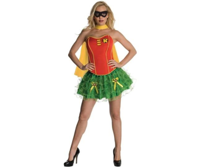 DC Comics Secret Wishes Robin Corset And Tutu Costume