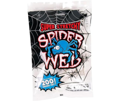 Halloween Decorations Outdoor - Indoor Spider Web, Spooky 200 sq. ft. Cobweb Halloween Patio Party Spider Webs, Spider Web Decoration, Spider Webs Halloween Decorations, Spider Webs & Fake Spiders