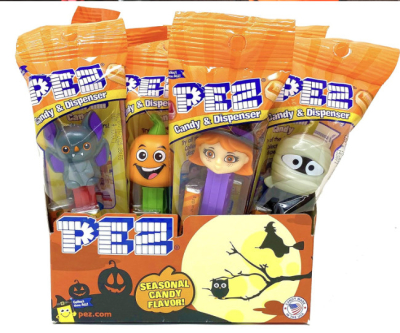 Halloween Trick or Treat PEZ Candy Dispensers: Pack of 12