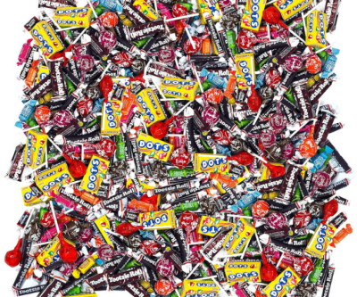 Halloween Ultimate American Old Fashioned Classics Wholesale Assortment Tootsie Roll DOTS Fruit Chews Tootsie Pops Variety Mix 170-Ounce 415-Piece Bag