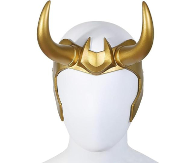 Superhero Horns Helmet Crown PVC Headpiece Movie Halloween Cosplay Costume Props Accessory for Adults